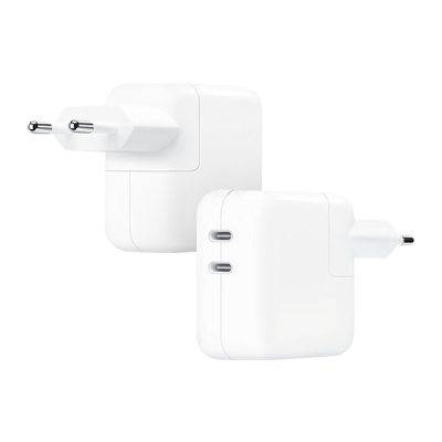 Apple 35W Dual USB-C Port Power Adapter White